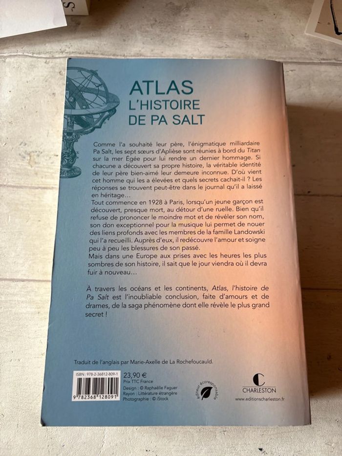 Atlas l histoire de pa salt lucinda riley les sept sœurs - photo numéro 2