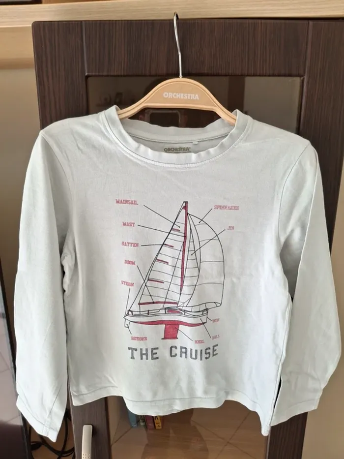 Tee-shirt garçon 8 ans manches longues - photo numéro 1