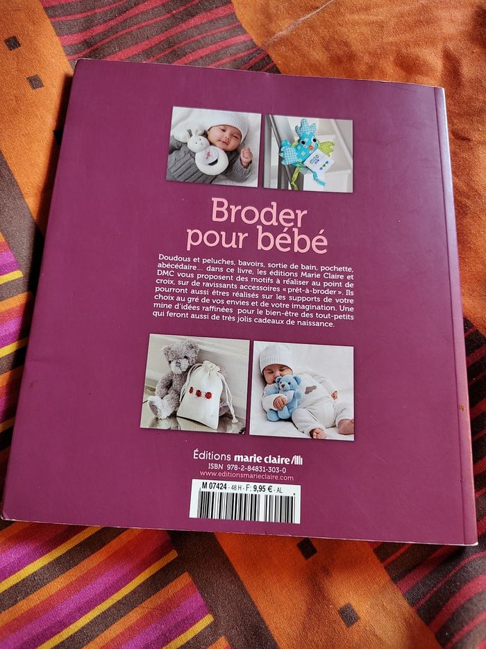 Livre “Broder pour bébé” – Éditions Marie Claire / DMC - photo numéro 2