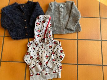 3 gilets fille
