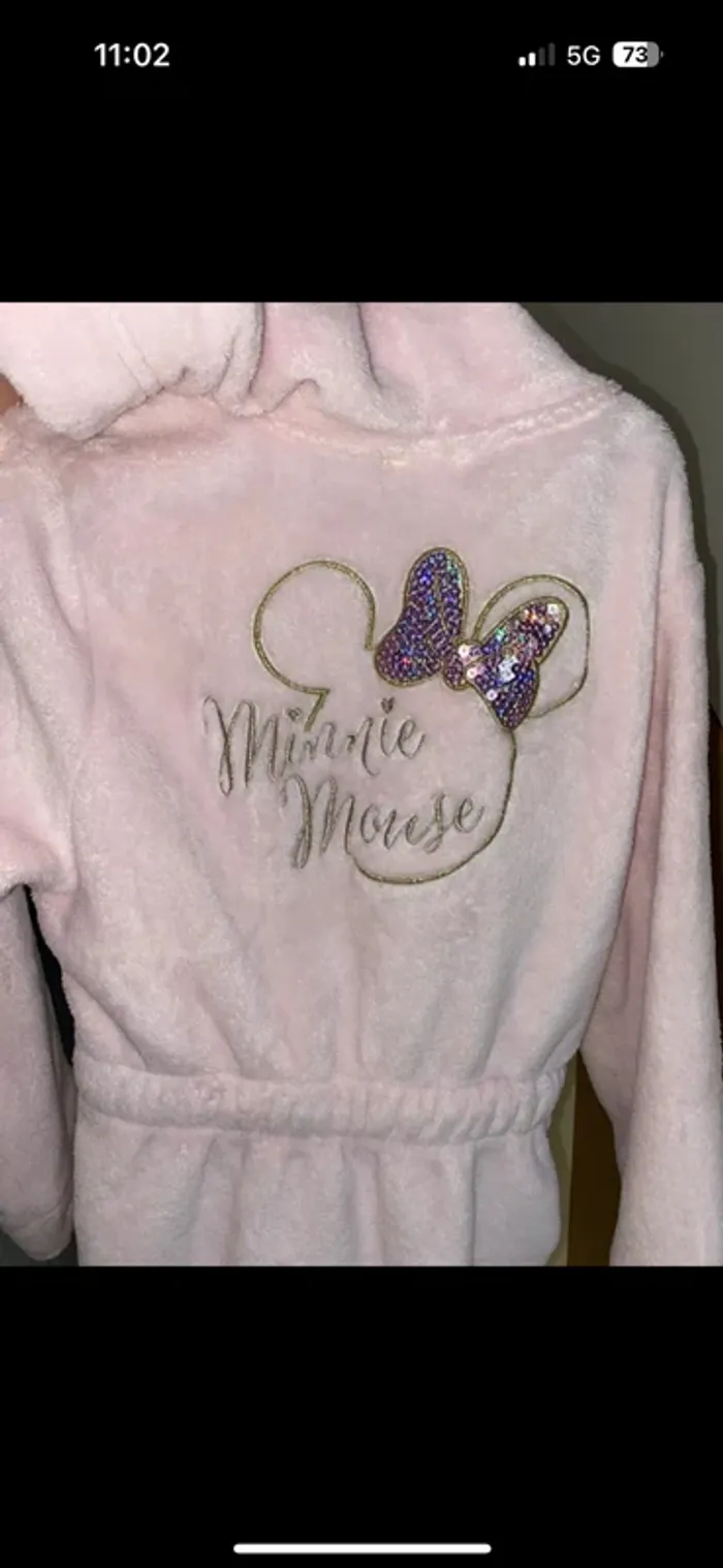 Robe de chambre Minnie Disney 8 ans - photo numéro 6