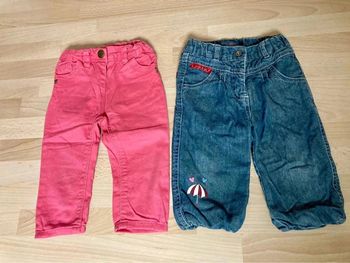 12 mois - Lot 2 jeans