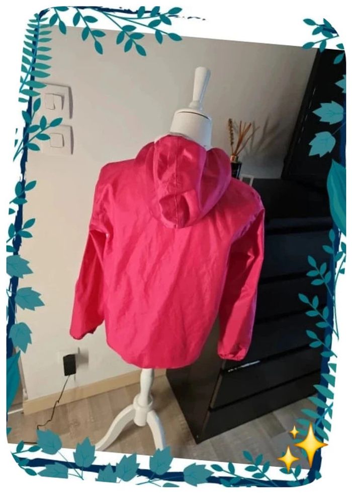 Imperméable queshua 14 ans fushia - photo numéro 3