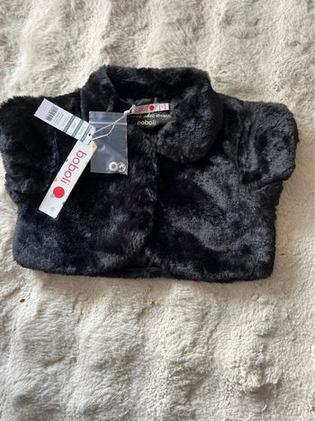 Petite veste fille en fourrure 7 ans