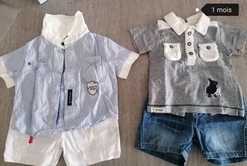 Lot garçon 1 mois