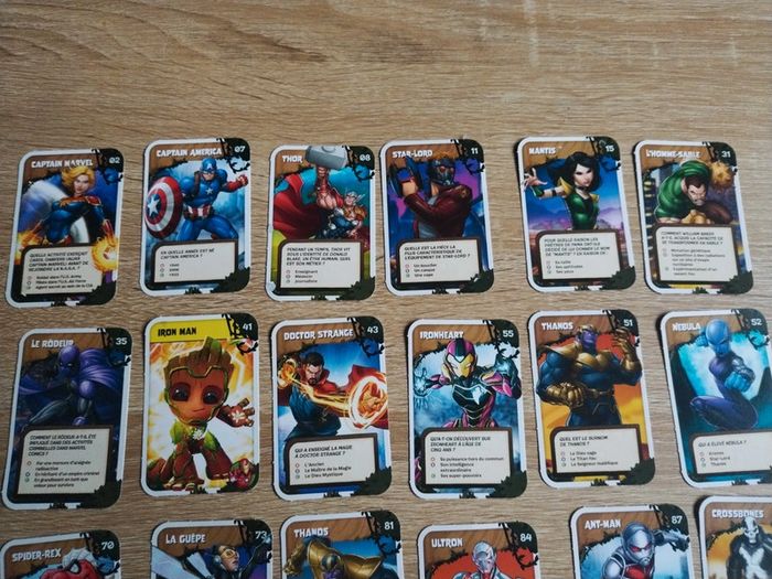Lot 23 Cartes marvel leclerc 2024 - photo numéro 3