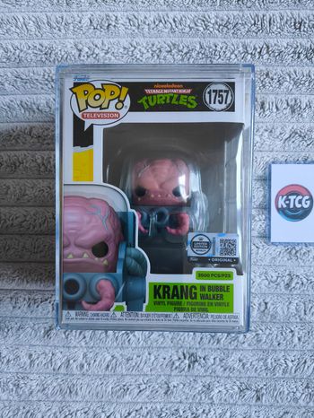 Funko Pop 1757 Krang in Bubble Walker with Pop! Protector – TMNT – Édition Limitée 3500 ex