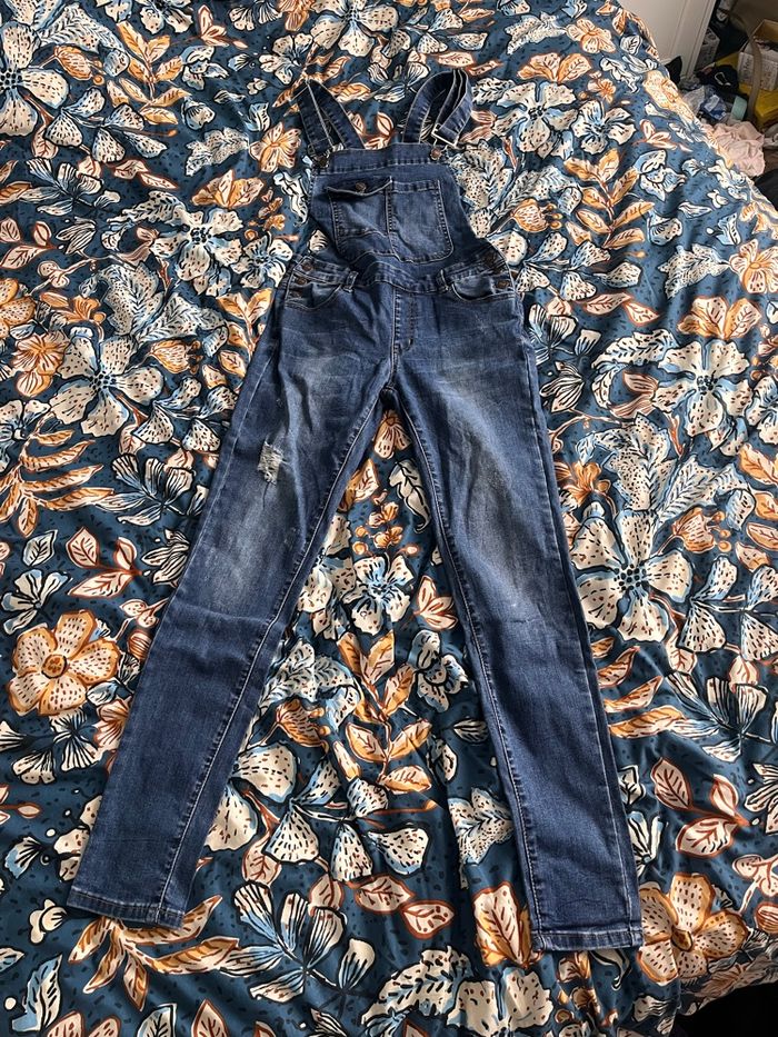 Salopette femme en jeans