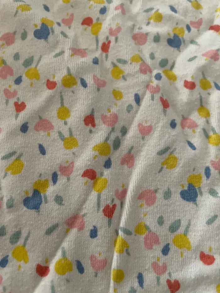 Pyjama fleurs petit bateau 3 mois - photo numéro 3