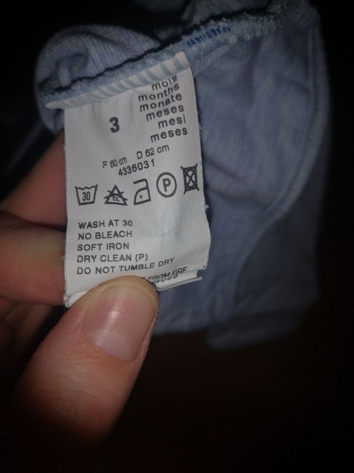 Haut manches longues alphabet, 3 mois - photo numéro 4