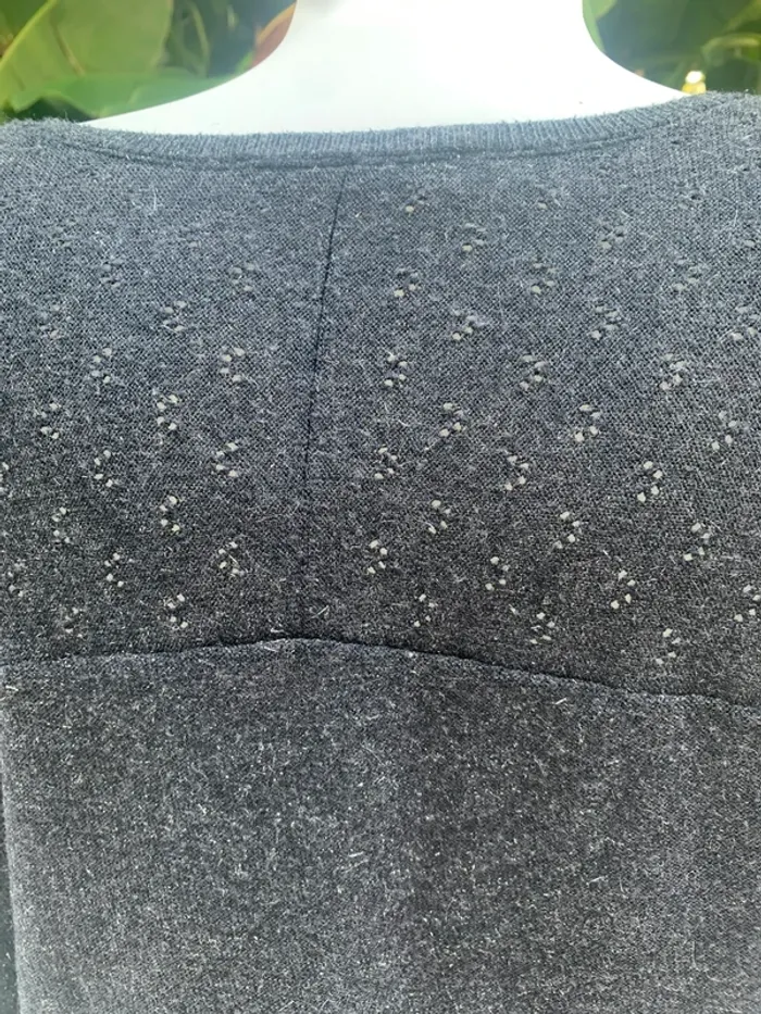Pull Promod fin bleu marine brillant taille 40-42 - photo numéro 8