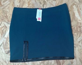 Jupe zip fantaisie pétrole miss captain 38