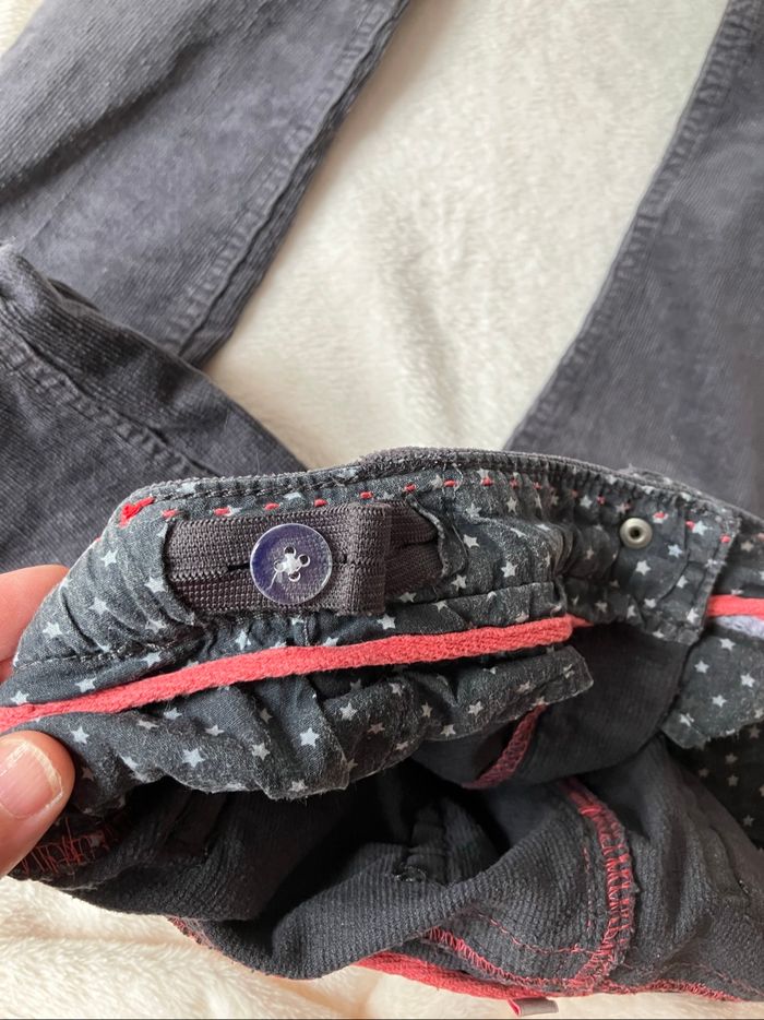 Pantalon velours réglable Tex Kids 7/8 ans (1€) - photo numéro 9