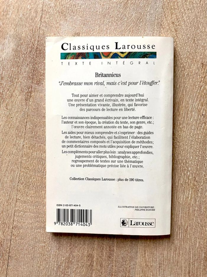 Britannicus de Racine Classiques Larousse texte intégral - photo numéro 2