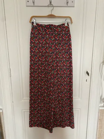 Pantalon fluide à fleurs Kiabi taille 34