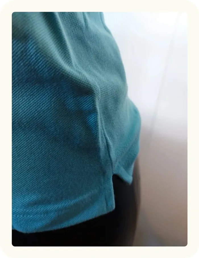 Polo bleu ciel femme Lacoste - photo numéro 4