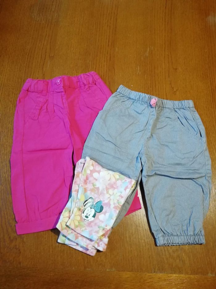 Lot de 2 pantalons 9 mois