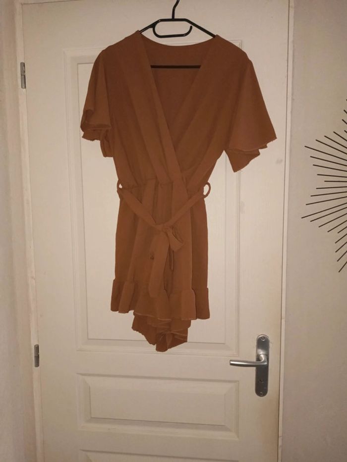 Combi short marron