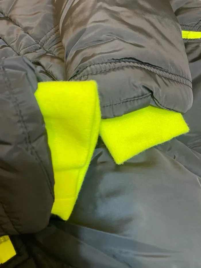 Parka noir / jaune doublé Daniel Hecter 12 ans neuf - n85m - photo numéro 10