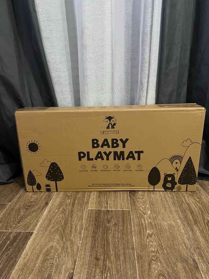 Tapis de jeu pliable réversible bébé neuf - photo numéro 10