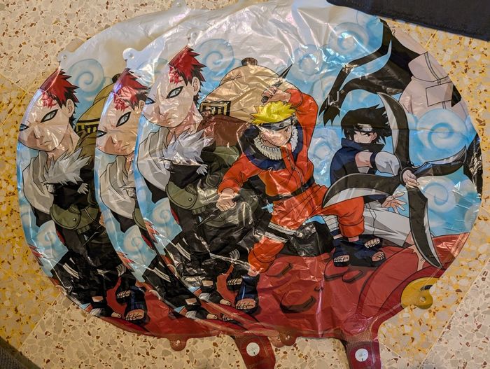 Lot anniversaire naruto akatsuki - photo numéro 2