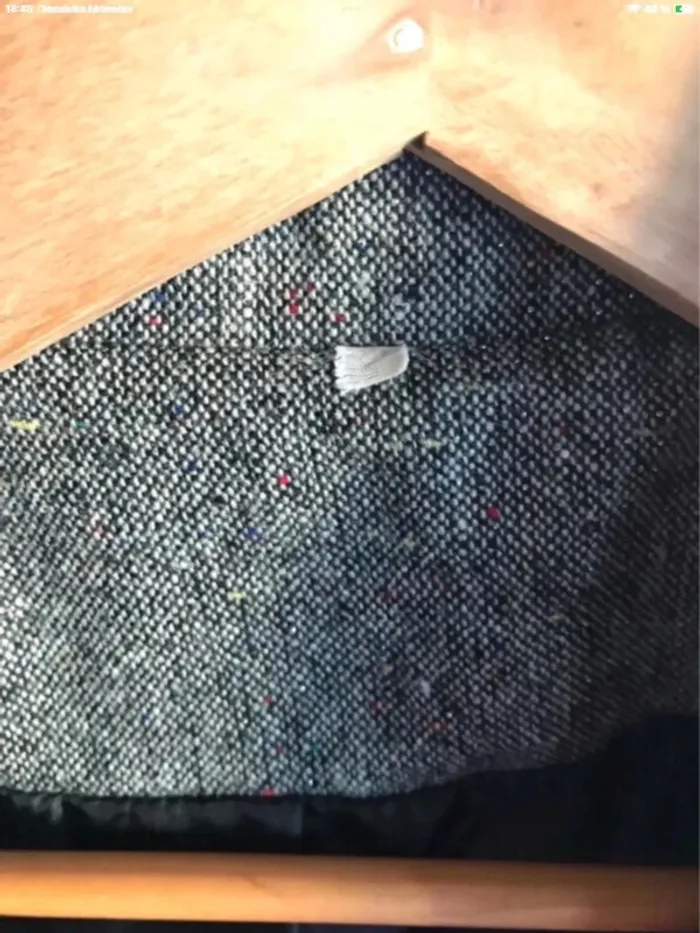 Veste blazer en laine et effet tweed taille 40/42 - photo numéro 16