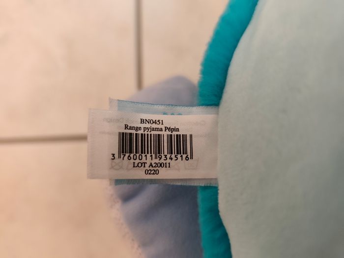 Baby Nat'Doudou range pyjama bleu - photo numéro 7