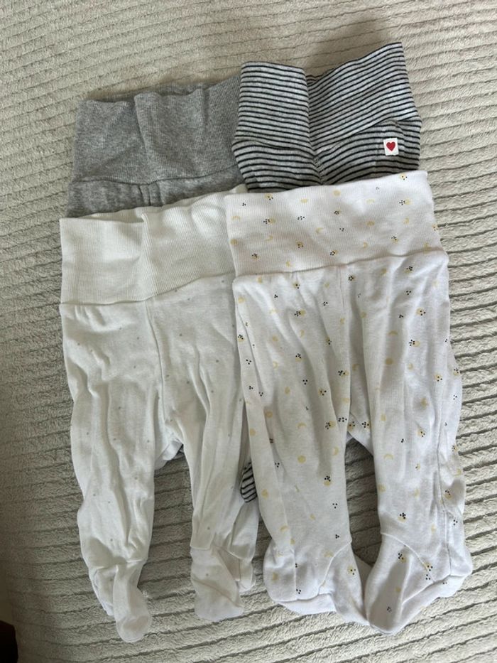 Lot de 3 pantalon taille 1 mois - photo numéro 2
