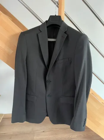 Veste de costume gris foncé