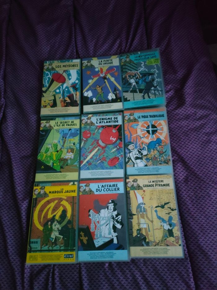 Lot vhs black et mortimer