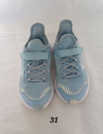 Baskets scratch bleue ciel Décathlon