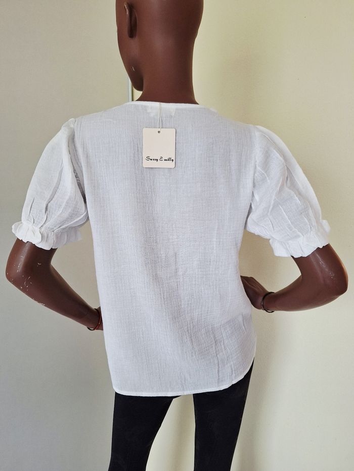 Chemise en coton taille M marque Suzzy & Milly - photo numéro 4