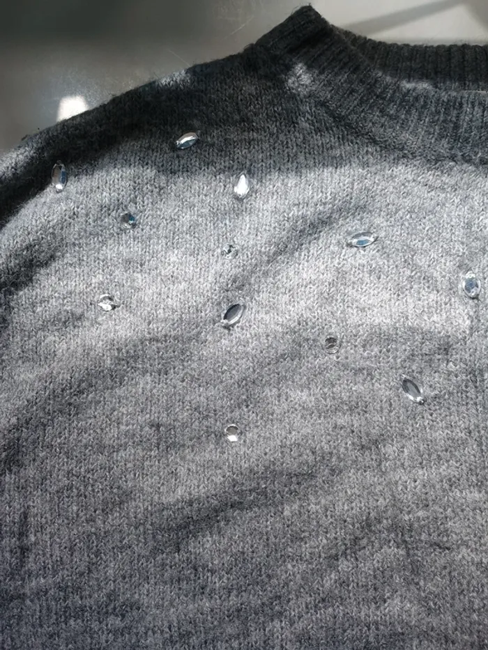 Pull gris H&M - photo numéro 2