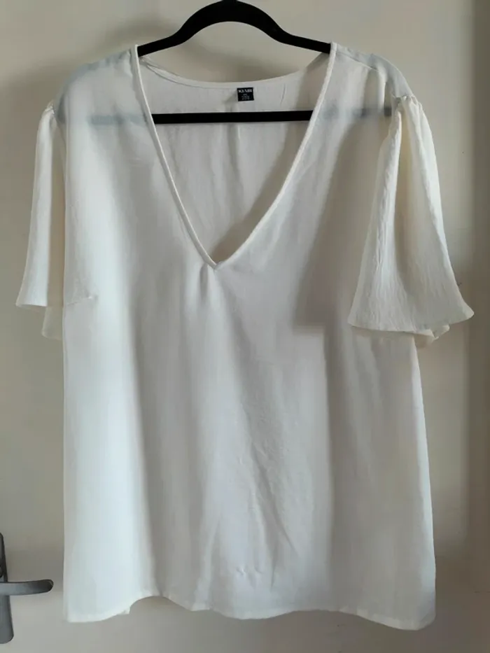 Tee shirt ecru