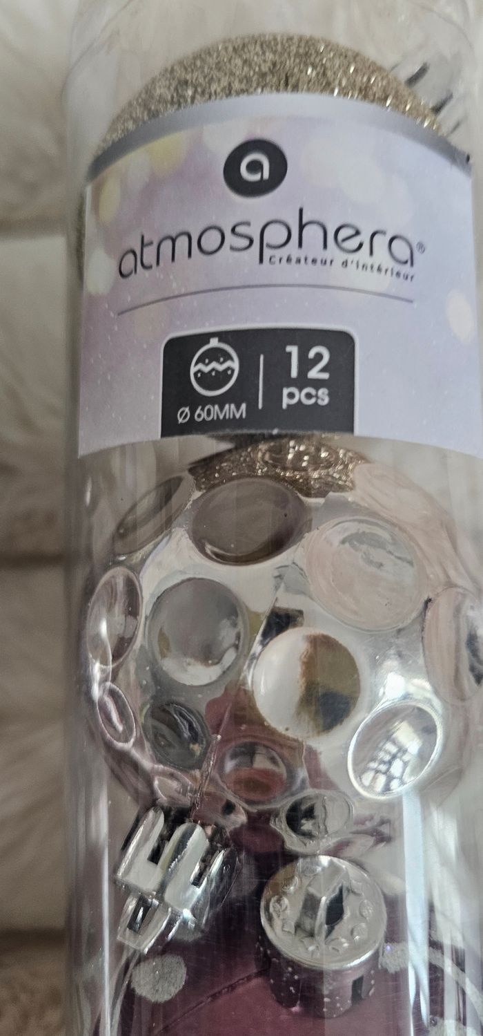 Lot de  24 boules de Noël 🎄 Atmosphèra Neufs. - photo numéro 6