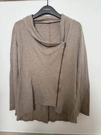 Veste gilet promod beige taupe taille M