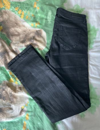 Pantalon jeans enduit