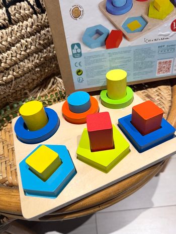 Jeu des formes en bois 