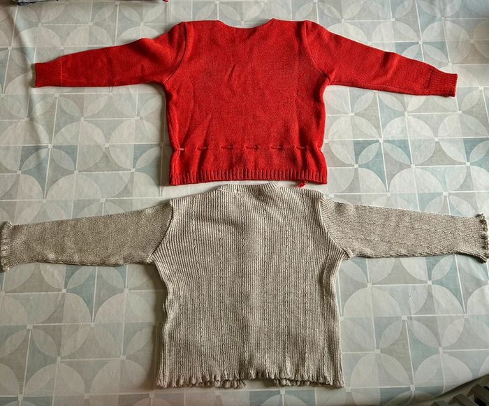 Lot pull- Gilet - fille - 6 ans - Duger- En très bon état - photo numéro 2