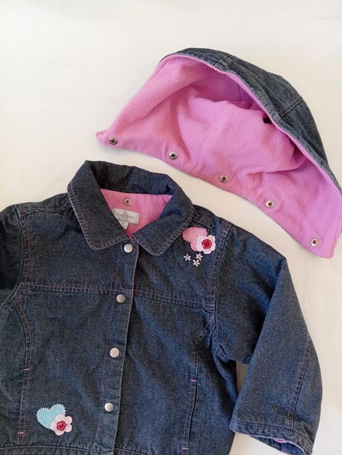 Veste jean fille - photo numéro 4