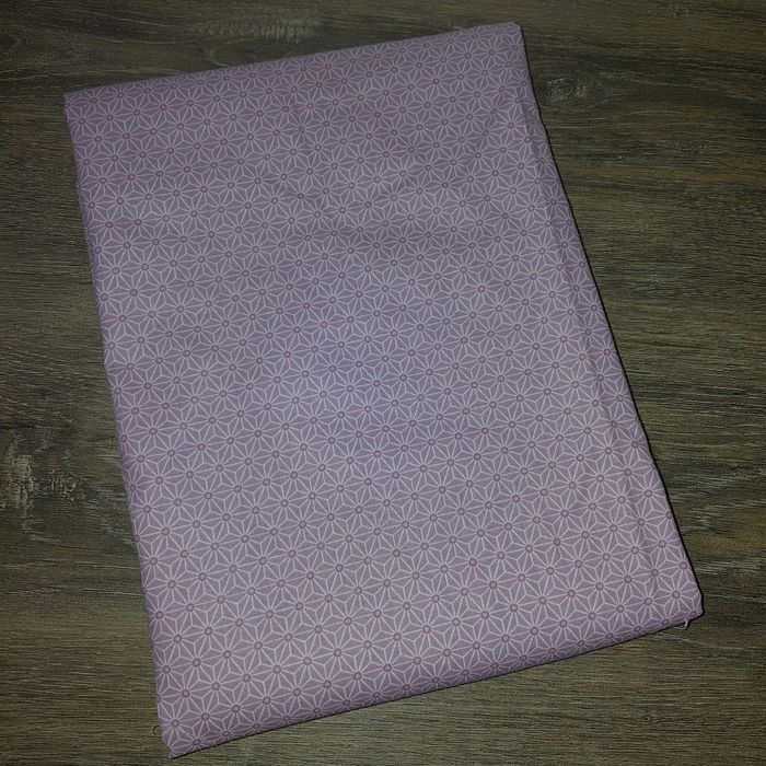 Coupon de coton asanoha mauve