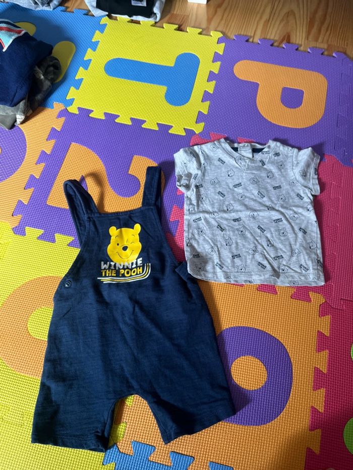 Ensemble salopette + t-shirt