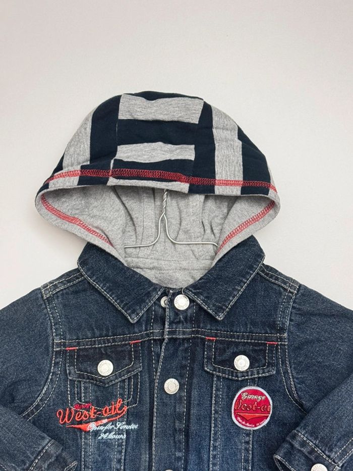 Veste en jean 9 mois pour garçon - photo numéro 2