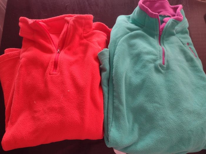 Lot de deux pulls polaires queshua taille 42 xl