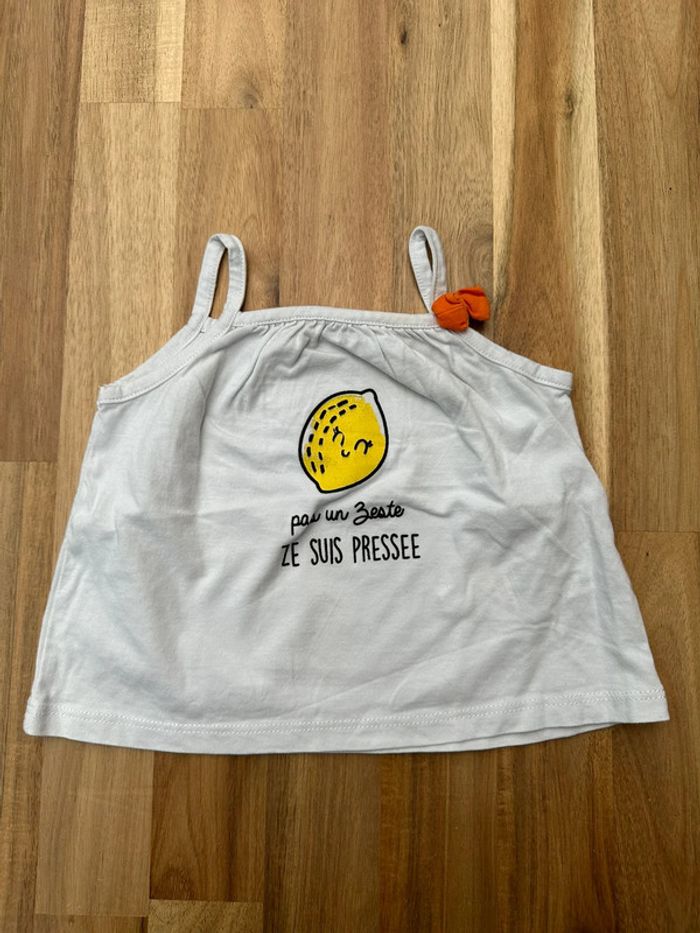Débardeur citron