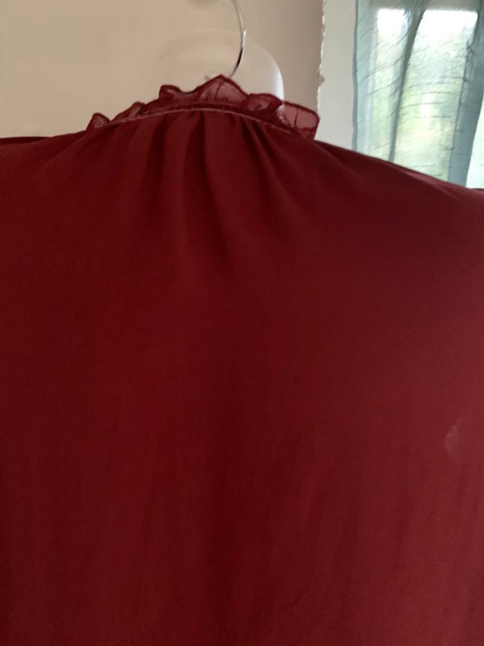 Blouse Kiabi bordeaux taille 38 manches longues - photo numéro 11