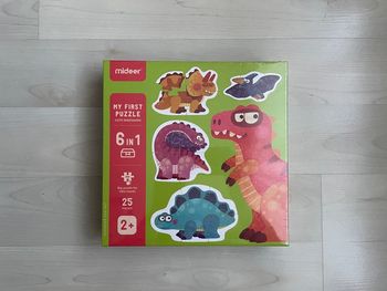 Mon premier Puzzle Dinosaures, 6 en 1, 25 pièces, Neuf sous blister