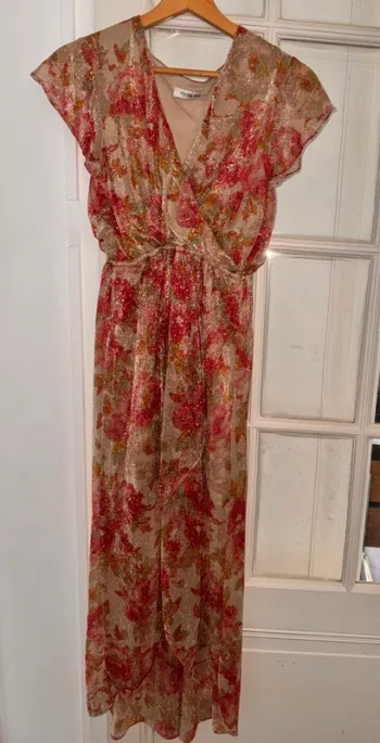 Robe vintage love  Taille unique Plus courte devant que derrière