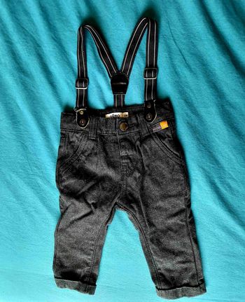 PANTALON BRETELLES - 6 MOIS
