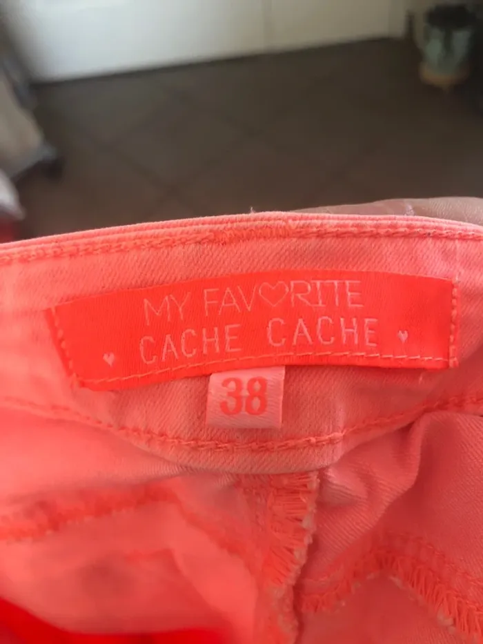 Jean fluorescent cache-cache T38 femme đ - photo numĂ©ro 5
